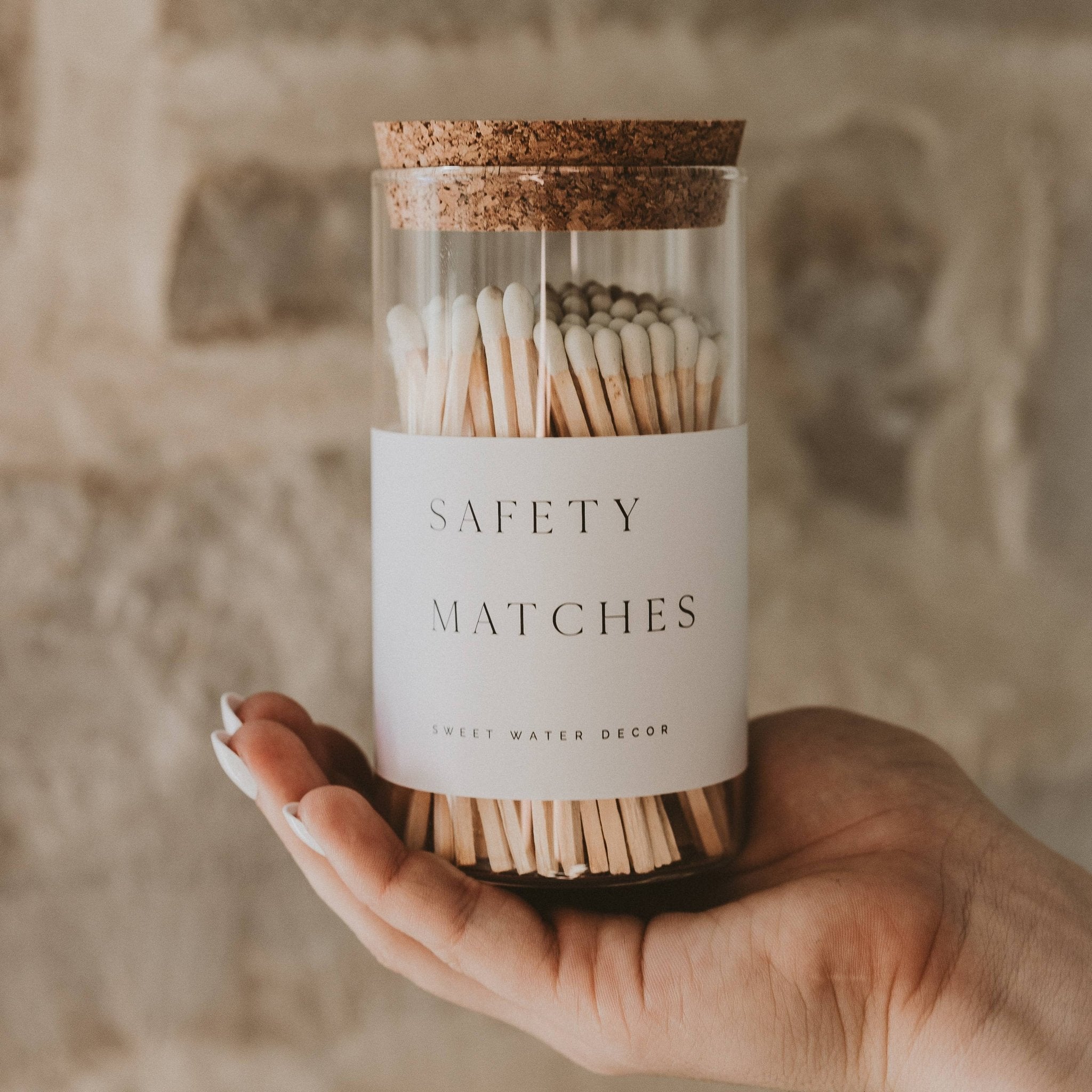 Medium Hearth Matches, White Tip - Home Decor & Gifts - HER Home Design Boutique